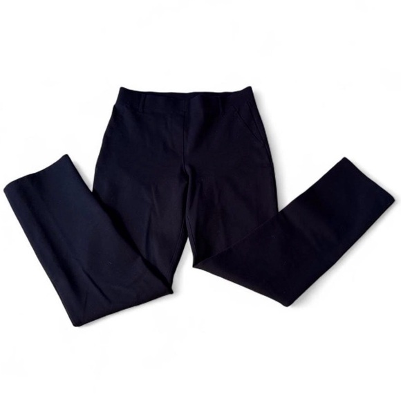 Quince Navy Extra-Stretch Straight Leg Pants - Picture 5 of 7